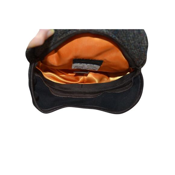 Allen Edmonds Harris Tweed Wool Newsboy Cap Gray Men's Size 59 - Picture 5 of 5